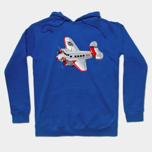 Cartoon retro plane Hoodie